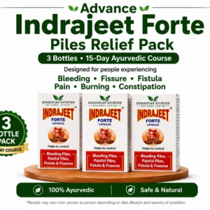 Advance Indrajeet Forte 15-Day Ayurvedic Piles Relief Pack